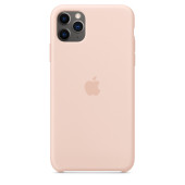 Чохол Накладка для iPhone 11 Pro Max Apple Silicon Case (Pink Sand) (Полиулетан)