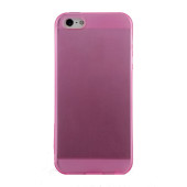 Чехол Накладка для iPhone 5/5S  Ultra Slim Case  (Красный) (пластик)