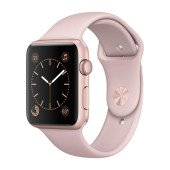 Apple Watch Series 1 42mm Gold Aluminum Case with Pink Sand Sport Band (MQ112)