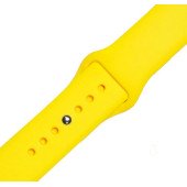 Ремешок-браслет для Apple Watch 38mm Silicone Band (yellow)
