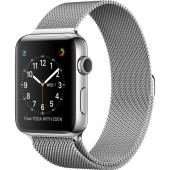 Apple Watch Series 2 42mm Stainless Steel Case with Milanese Loop Band (MNPU2)