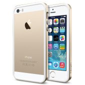 Чехол Накладка iPhone 5 Shining Case gold