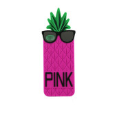 Чехол Накладка для iPhone 5/5S PINK (малиновый) (силикон)