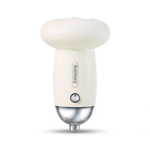 Автомобильное зарядное устройство Remax Mushroom-head RCC210 2.1A (White) - фото Автомобильное зарядное устройство Remax Mushroom-head RCC210 2.1A (White)