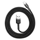 Кабель Baseus Cafule for Lightning 2A/1M /Black-gray/