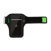 Чехол на руку Baseus Flexible Wristband 5.8 (Black-Green)