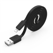 Кабель синхронізації Baseus String Series Noodle Style Lightning to USB Data Charge (1M) Black