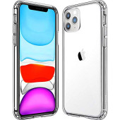 Чехол Накладка для iPhone 11 Pro Simple Silicone Case (Transparent) (Полиулетан)