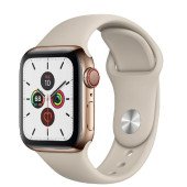 Apple Watch Series 5 LTE 40mm Gold Steel w. Stone b.- Gold Steel (MWWU2)