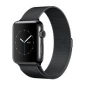 Apple Watch Series 2 38mm Space Black Stainless Steel Case with Space Black Milanese Loop (MNPE2) (Уцінка)