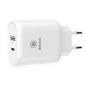 Сетевое зарядное устройство Baseus Bojure Series Type-C PD-U Quick Charge 2USB 3.0A