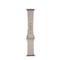 Ремешок для Apple Watch 38mm/40mm Leather Rivet Claps (stone)