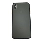 Чехол накладка iPhone Xs Max Gingle Series (black/orange)
