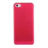 Чехол Накладка для iPhone 5C Ultra Slim Case (Малиновый) (Пластик)