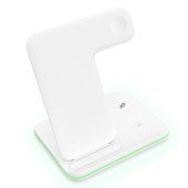 Беспроводное зарядное устройство Smart 3in1 Fast 15W (white)