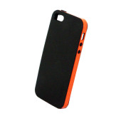Чохол Накладка для iPhone 4/4S SGP NEO HYBRID (Помаранчевий) (Пластик)