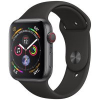 Apple Watch Series 4 GPS + LTE 40mm Black Steel w. Black Sport b. Black Steel (MTVL2)