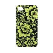 Чохол Накладка для iPhone 4/4S LAVAS SWAROVSKI Flower (Жовтий) (Пластик)