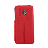 Чохол Книжка для iPhone 5C FERRARI Montecarlo (червоний) (шкіра)