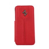 Чохол Книжка для iPhone 5C FERRARI Montecarlo (червоний) (шкіра)