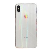 Чехол накладка iPhone Xs Max Rainbow Case (Clear)