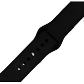Ремінець-браслет для Apple Watch 38mm Silicone Band (black)