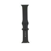Ремінець-браслет для Apple Watch 42mm/44mm Military Silicone Band (Black)