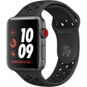 Apple Watch Nike+ Series 3 GPS + Cellular 42mm Space Gray Aluminum w. Anthracite/BlackSport B. (MQMF2)