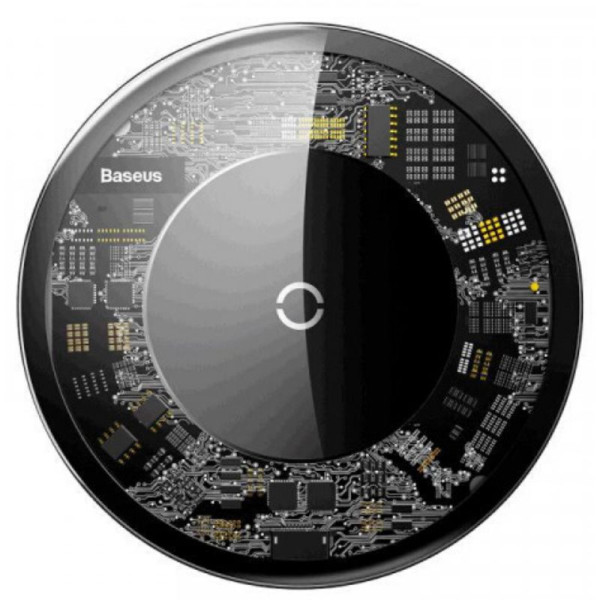 Бездротове зарядний пристрій Baseus Simple Wireless Charger (Cristal) - фото Бездротове зарядний пристрій Baseus Simple Wireless Charger (Cristal)
