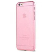 Чехол Накладка для iPhone 6 FSHANG PHANTOM Series(Прозрачный розовый) (Пластик)