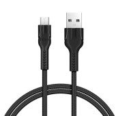 Кабель USB to USB-C Hoco U31 Benay black 1m