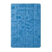 Чехол Книжка для iPad Air 2 OZAKI Travel Case Sydney (Голубой ) (Пресованая кожа)