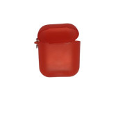 Чохол для AirPods Silicone Case matte (red)