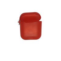 Чохол для AirPods Silicone Case matte (red)