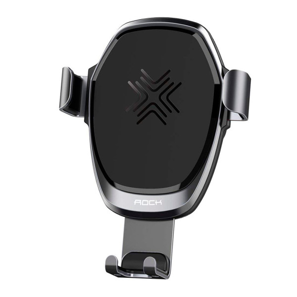 Авто-тримач з бездротовою зарядкою Rock Gravity (black) - фото Авто-тримач з бездротовою зарядкою Rock Gravity (black)