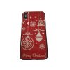 Чехол накладка iPhone Xs Max Rhombus New Year (red)