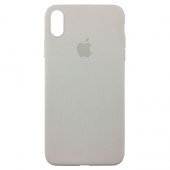 Чехол Накладка для iPhone Xs Max Apple Silicon Slim Case (stone) (Полиулетан)