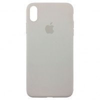 Чохол Накладка для iPhone Xs Max Apple Silicon Slim Case (stone) (Полиулетан)