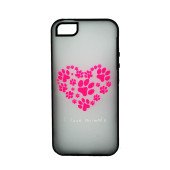 Чехол Накладка для iPhone 5/5S Creative Cace Perfect (Черный) (Пластик)