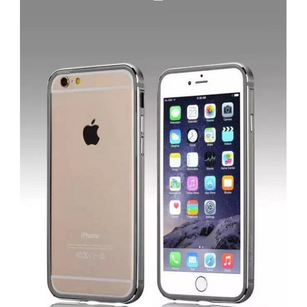 Бампер для iPhone 6 G-Case GRAND SERIES (Серый) (Алюминий)