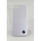 Чехол Накладка для iPhone 5/5S BMW (белый) (пластик)