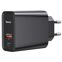Мережевий зарядний пристрій Baseus Speed PPS Quick Charger PDout/USB/30W/5A/QC/PD Black