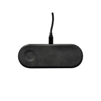 Бездротова зарядка Dual Wireless Charger Q21 /black/