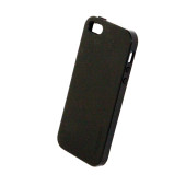 Чехол Накладка для iPhone 5/5S SGP Neo Hybrid (Черный/Черный) (Пластик)