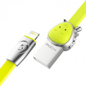 Кабель Dragon ROCK Lightning (1m) (Green)