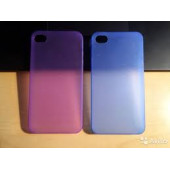 Чохол Накладка для iPhone 4/4S Ultra Slim Case (Блакитний ) (Пластик)