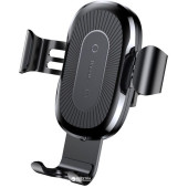 Авто-тримач з бездротовою зарядкою Baseus Wireless Charger 10W Gravity Holder (black)