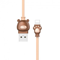 Кабель USB to Lightning Baseus Bear 2A 1m (coffe khaki)