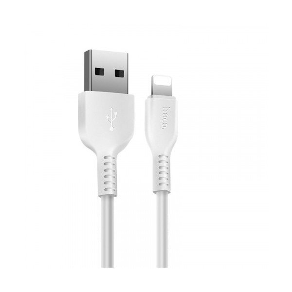 Кабель Lightning Hoco X20 (1m) (White) - фото Кабель Lightning Hoco X20 (1m) (White)