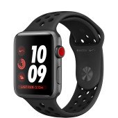 Apple Watch Nike+ Series 3 GPS + Cellular 38mm Space Gray Aluminum w. Anthracite/BlackSport B. (MQL62)
